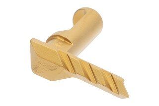 Gold takedown lever for SIG P365.
